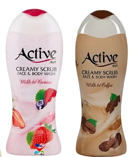 Active Soft Creamy Scrub Face and Body Wash